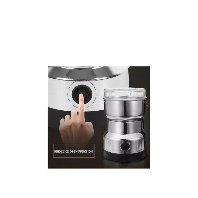 Electric mini grain /Coffee grinderMulti-Purpose Grinding】Multi-function grain mill is perfect for daily use and can grind various DRIED/DEHYDRATED materials, including beans, peppers, chili, coffee b