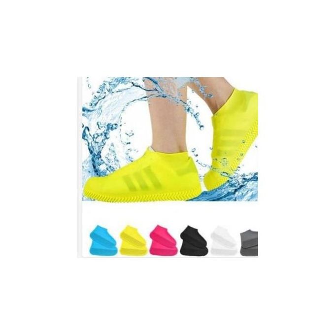 Waterproof Shoe Covers, Non-Slip Water Resistant Overshoes Silicone Rubber Rain Shoe Cover Outdoor cycling Protectors apply to Men, Women, Kids