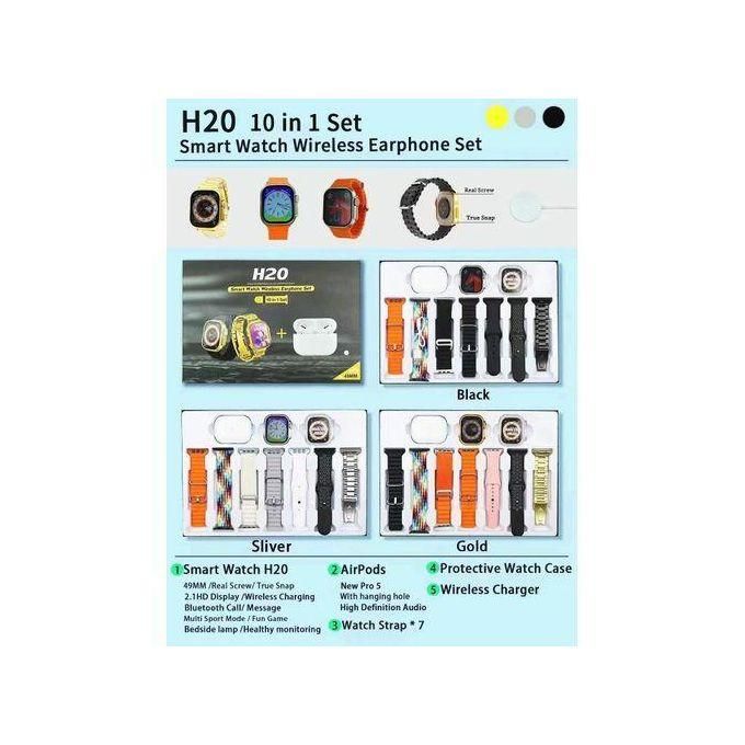 H20 Smart Watch H20 Smart Watch Ultra Bluetooth Calling Watch H*art Rate Sports WatchApplicable People: Women, Men, Children, Neutral, Teenagers, Couples, Adults, the Elderly, Others
Operation Mode: T