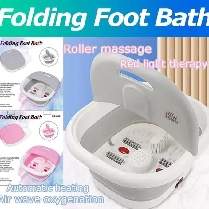 High quality portable silicon folding electric foot bath machineEnjoy the foot spa at home, beauty salons, health care centers or traveling. You can spend hours soaking your feet and ease the pain