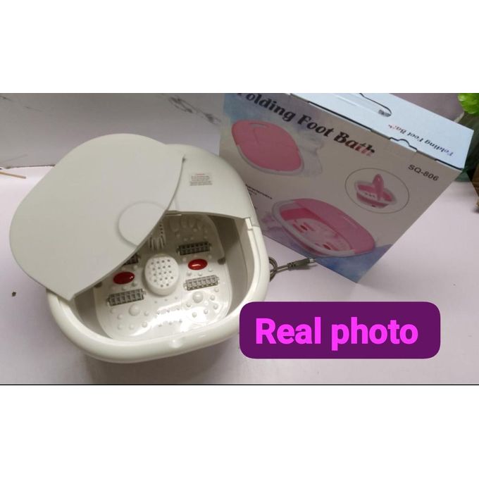 High quality portable silicon folding electric foot bath machineEnjoy the foot spa at home, beauty salons, health care centers or traveling. You can spend hours soaking your feet and ease the pain