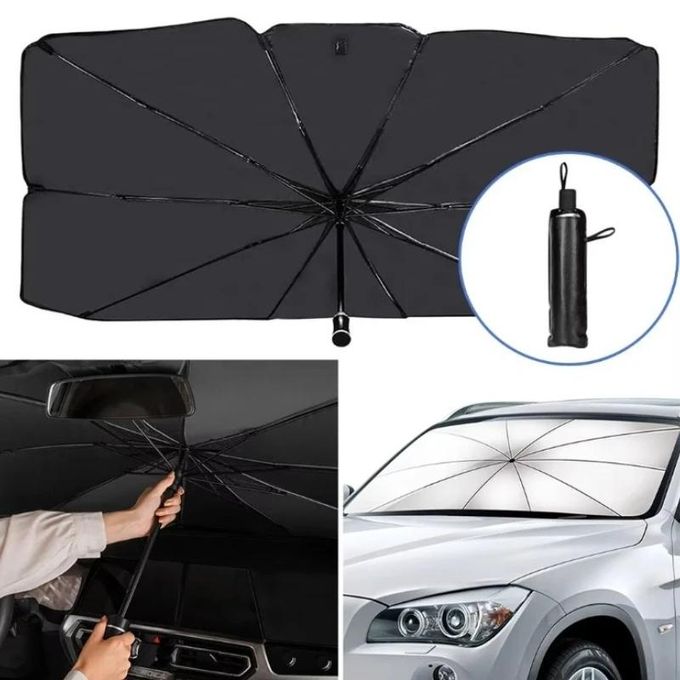Car dashboard umbrella sunvisor windscreen cover now available
Sun Shade UV Rays and Heat Sun Visor Protector Foldable Reflector Umbrella brella Shield