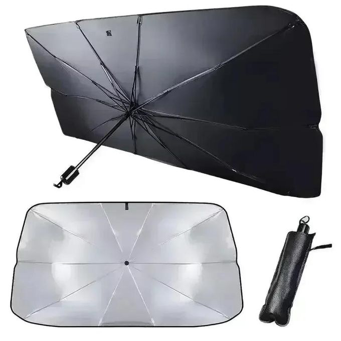 Car dashboard umbrella sunvisor windscreen cover now available
Sun Shade UV Rays and Heat Sun Visor Protector Foldable Reflector Umbrella brella Shield