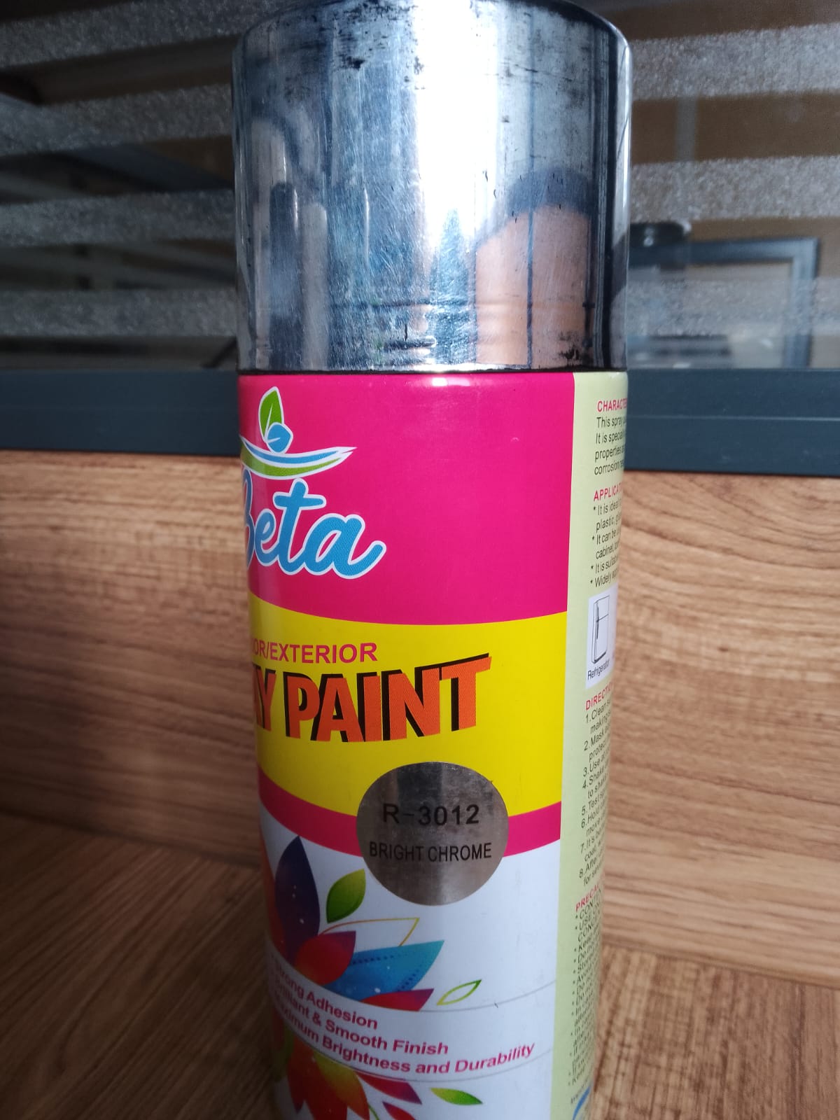 Multi-Surface Quick-Dry Spray Paint – Available in Black, Matt Black, White, Matt White, Bright Chrome, Bright Gold, and Silver  (Wholesale-12 Pieces )