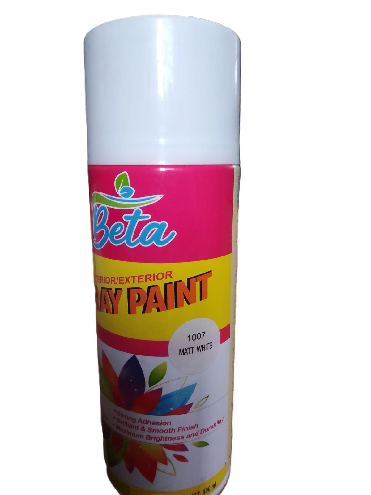Multi-Surface Quick-Dry Spray Paint – Available in Black, Matt Black, White, Matt White, Bright Chrome, Bright Gold, and Silver  (Wholesale-12 Pieces )