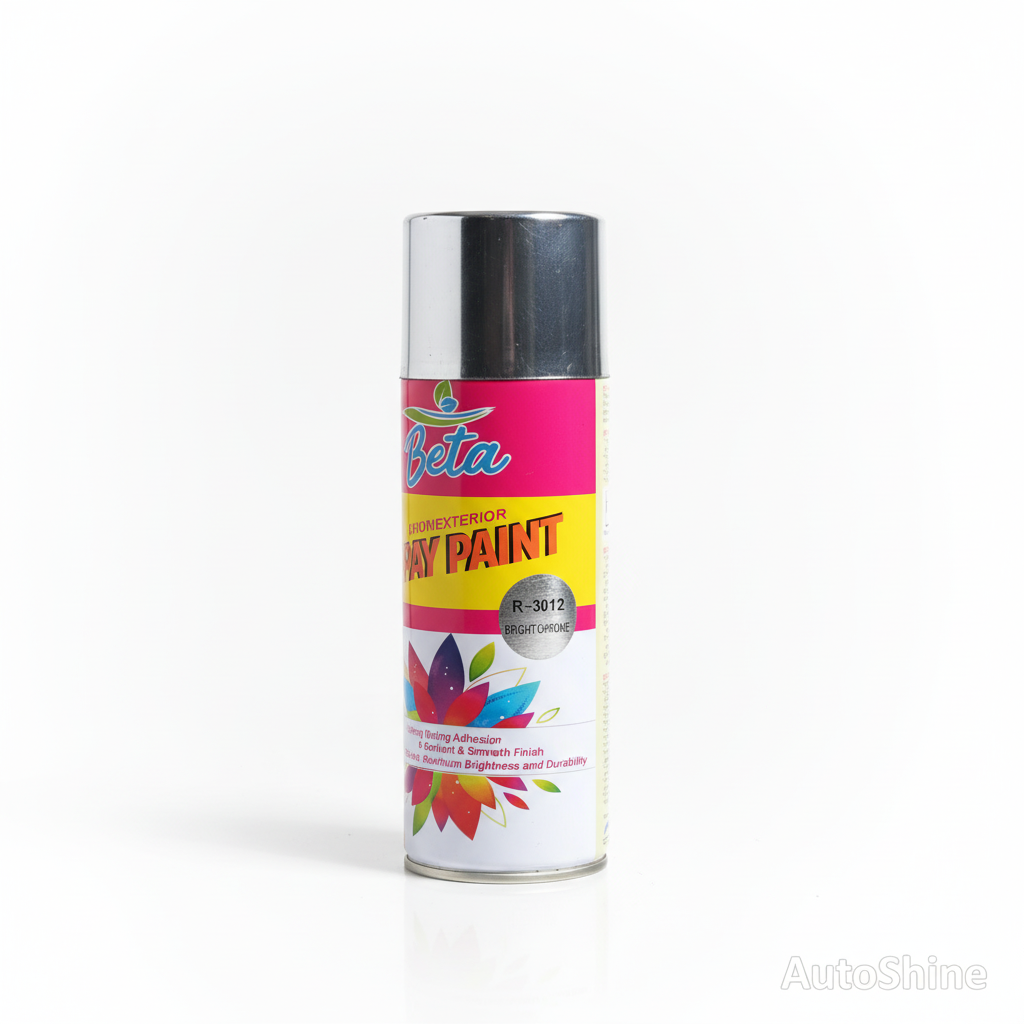 Multi-Surface Quick-Dry Spray Paint – Available in Black, Matt Black, White, Matt White, Bright Chrome, Bright Gold, and Silver  (Wholesale-12 Pieces )