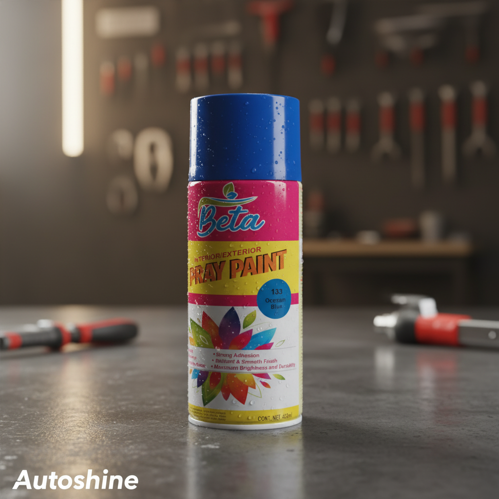 Multi-Surface Quick-Dry Spray Paint – Available in Black, Matt Black, White, Matt White, Bright Chrome, Bright Gold, and Silver  (Wholesale-12 Pieces )