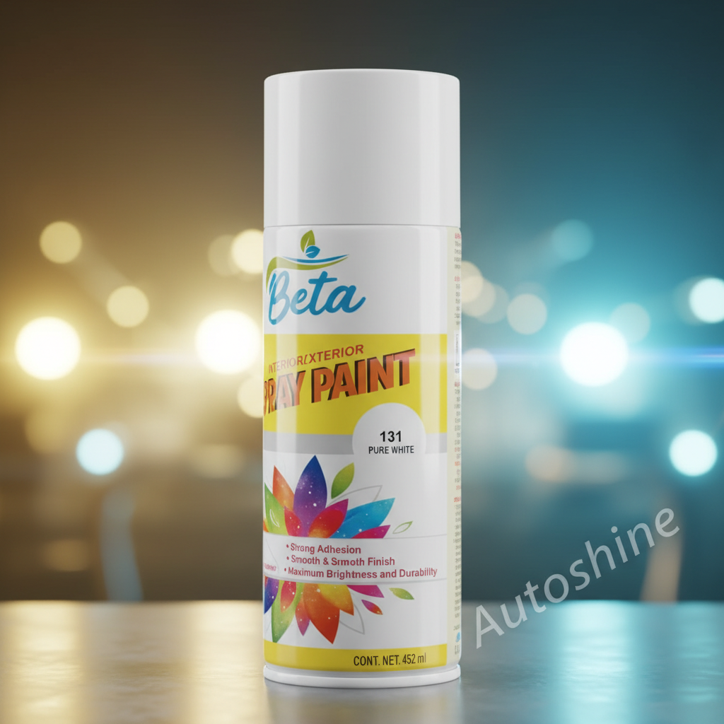 Multi-Surface Quick-Dry Spray Paint – Available in Black, Matt Black, White, Matt White, Bright Chrome, Bright Gold, and Silver  (Wholesale-12 Pieces )