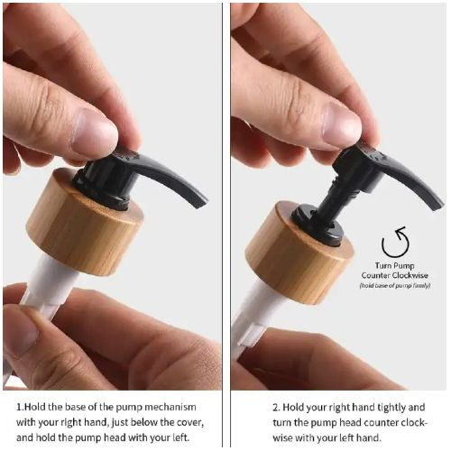 3-in-1 HANDS SOAP - LOTION Refillable ceramic bottleSoap Dispenser Bathroom Set, Contains Hand Soap and Lotion Dispenser