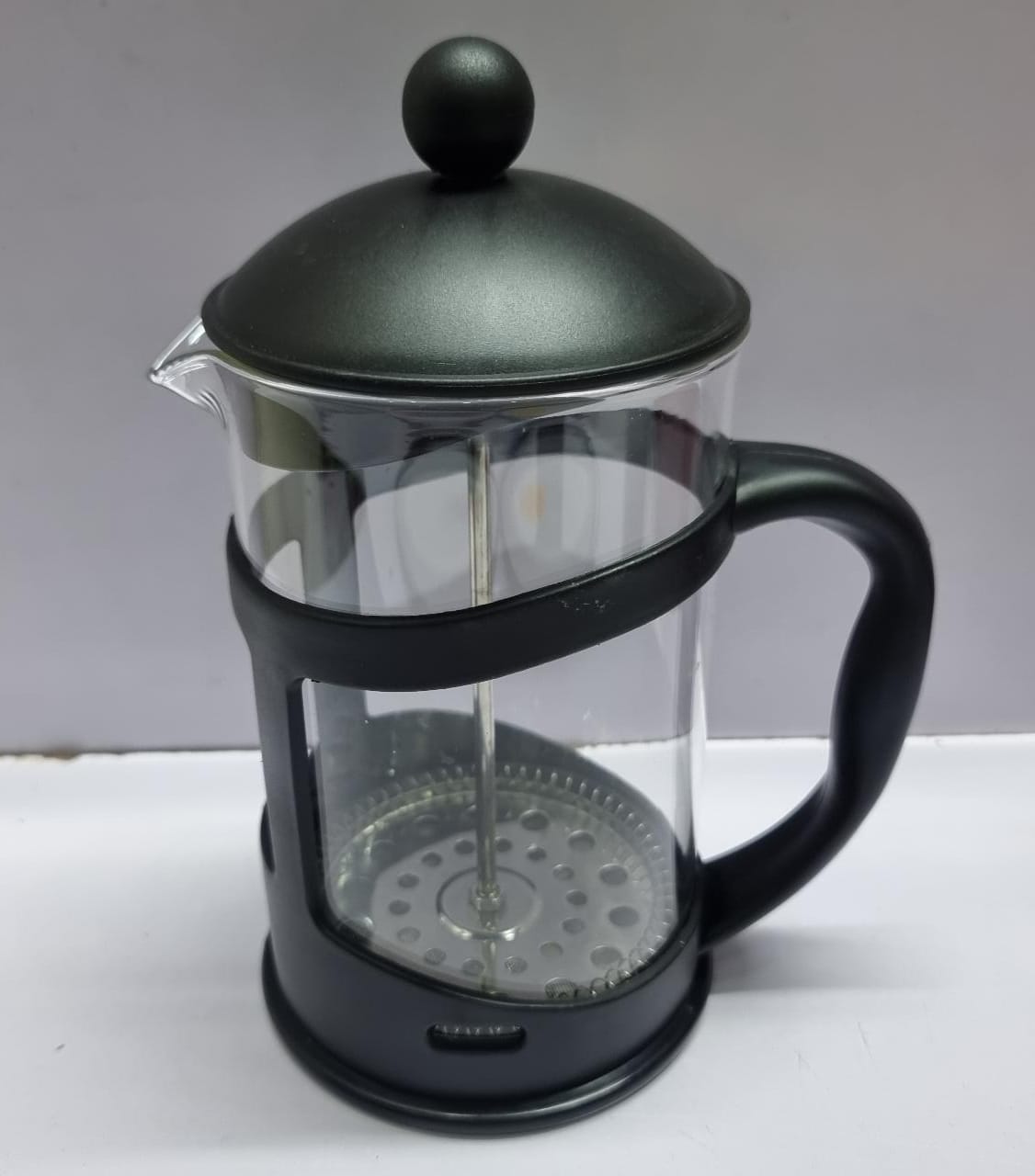 800 ML French Press Coffee And Tea maker Stainless Steel filtration With 4 Stage Filtration Heat Resistance Borosilicate Glass essential for Who loves Fresh And Perfect Coffee Brew
