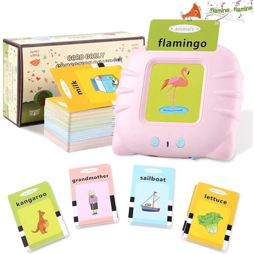 Kids Pre-School Fun Early Educational Visual Audio Flash Card Reader Toy.Early educational flash audio cards
