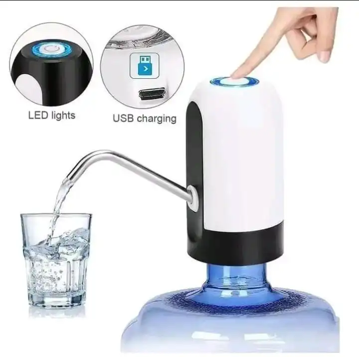 Electric Drinking Water Bottle Pump With USB Charging, Portable Water Jug Pump