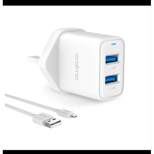 2 Port Complete charger for mini usb normal android charger plus cable with a 2 ports USB adapter