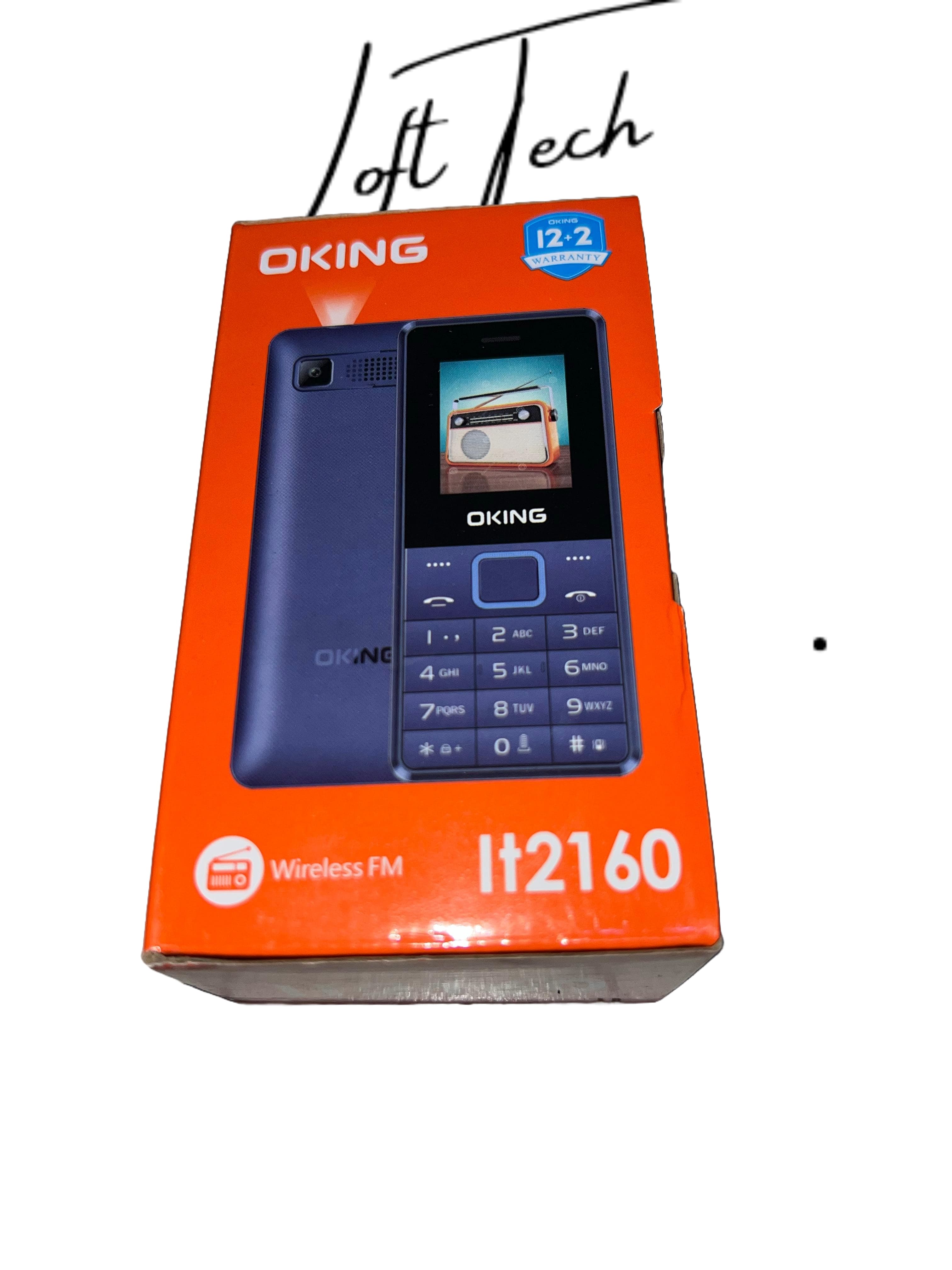 OKING  IT 2160 1.77" dual sim Featured Phones kabambe Katululu Camera Torch 1200 MAh Battery wireless FM oking