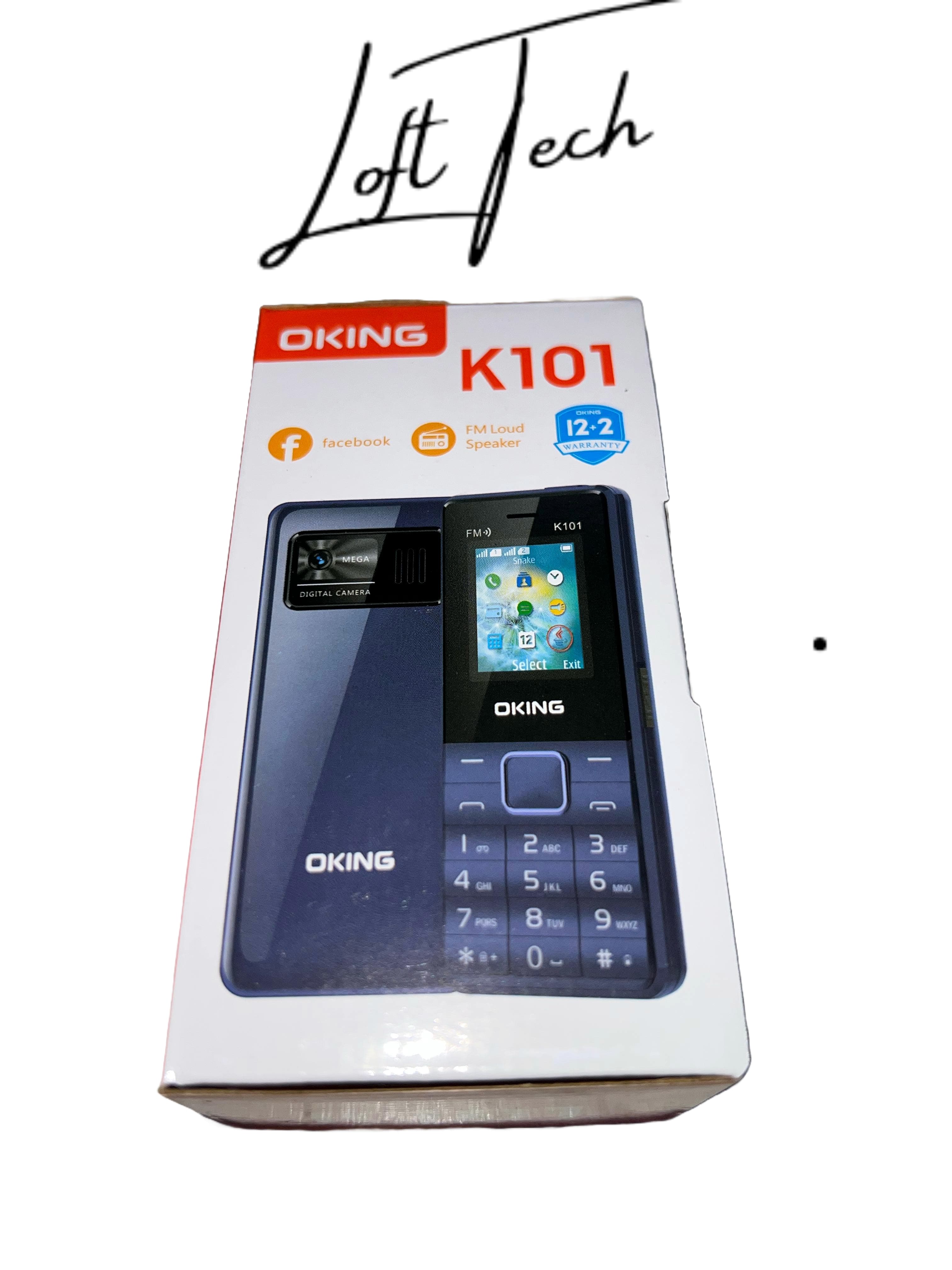 OKING K101 1.77" dual sim Featured Phones kabambe Katululu Camera Torch 1000 MAh Battery wireless FM oking