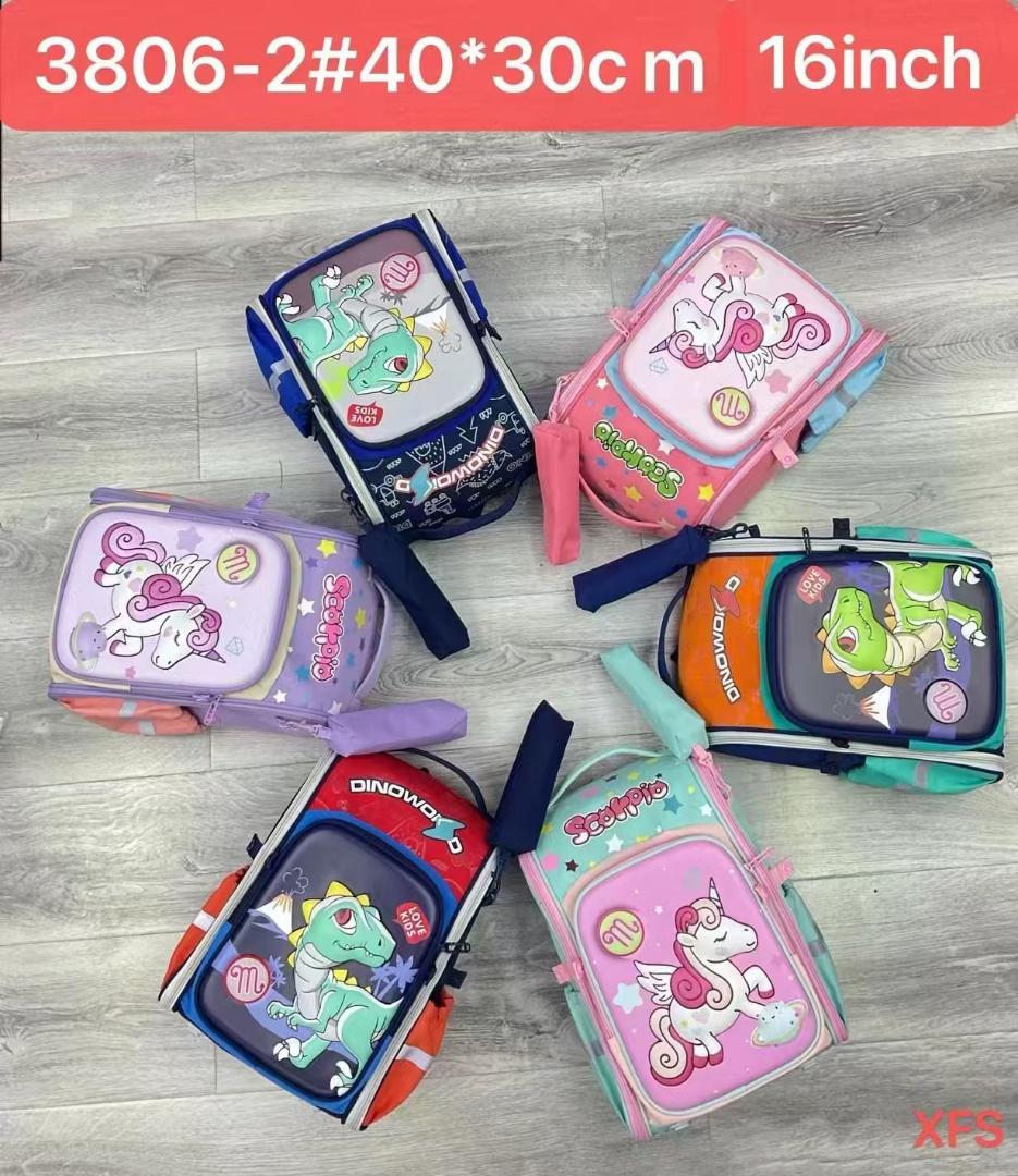 cute kids cartoon backpack for Boys and Girls- lightweight school bag