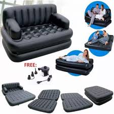 🤪BEST WAY TO RELAX🤪Inflatable Sofa Bed with Manual Pump – 2-in-1 Air Couch & Mattress, Portable, Comfortable & Durable.Versatile Design: Transforms from a chic sofa to a spacious double bed.
Durable