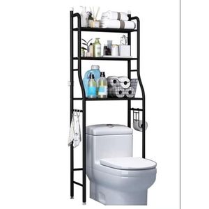 Over The Toilet Rack Organizer Toilet Stand Tidy Organizer.Suitable for humid environments.
Durable, waterproof and anti rust.
Ideal for maximizing your bathroom space.
3 layers shelves, providing lar