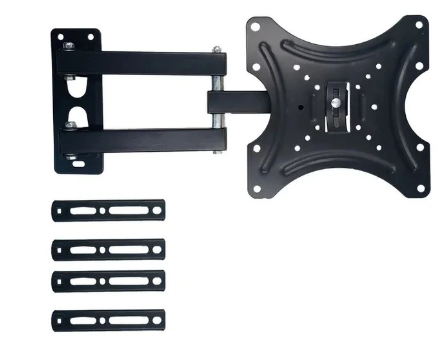 TV Wall Mount TV Stand 14″-55″ Steel Material Fixed - Swivel Solid Wall Black Quality product rotating wall bracket 14 inch to 55 inch support