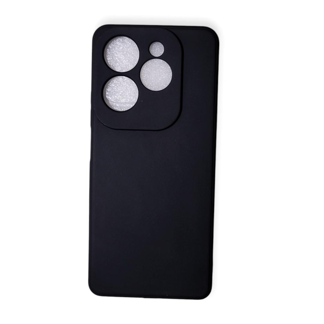 Tecno Spark 20 Pro Black Phone Case/ Cover,Proctective Case All Edges Covered Frosted Silicone