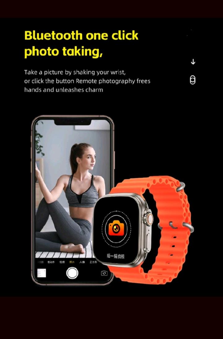 One factory New Smart Watch 2.01 inch Large Screen 7in1 Strap Smartwatch Suit Waterproof Fitness Tracking Bluetooth Call Smartwatch