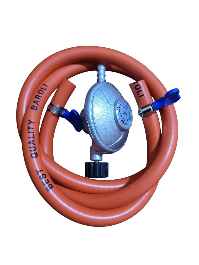 6KG GAS Regulator +FREE 1M Pipe+ 2 Free Hose Clamps
