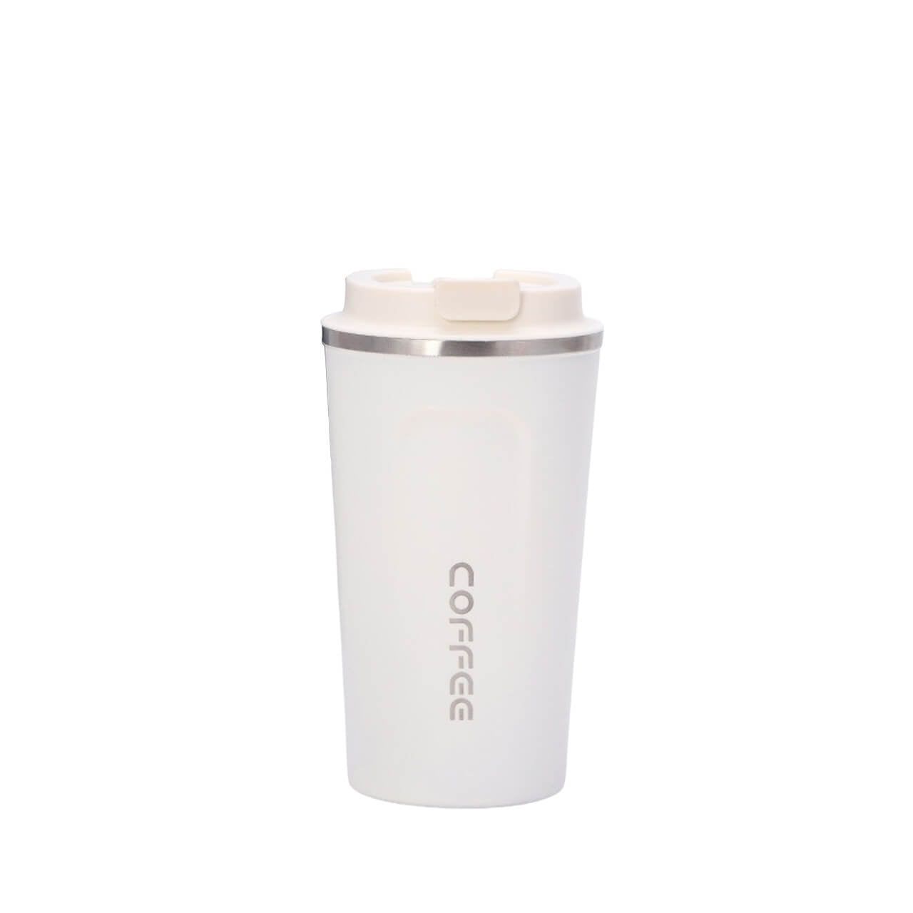 510ML Vacuum Flask Large Capacity Coffee Cup Mug Outdoor Portable Travel Cup Hot Cold Water Thermos Bottle Stainless Steel Insulated Cup Vacuum Flask Men Women Reusable Office Cup with Leak-proof Lid