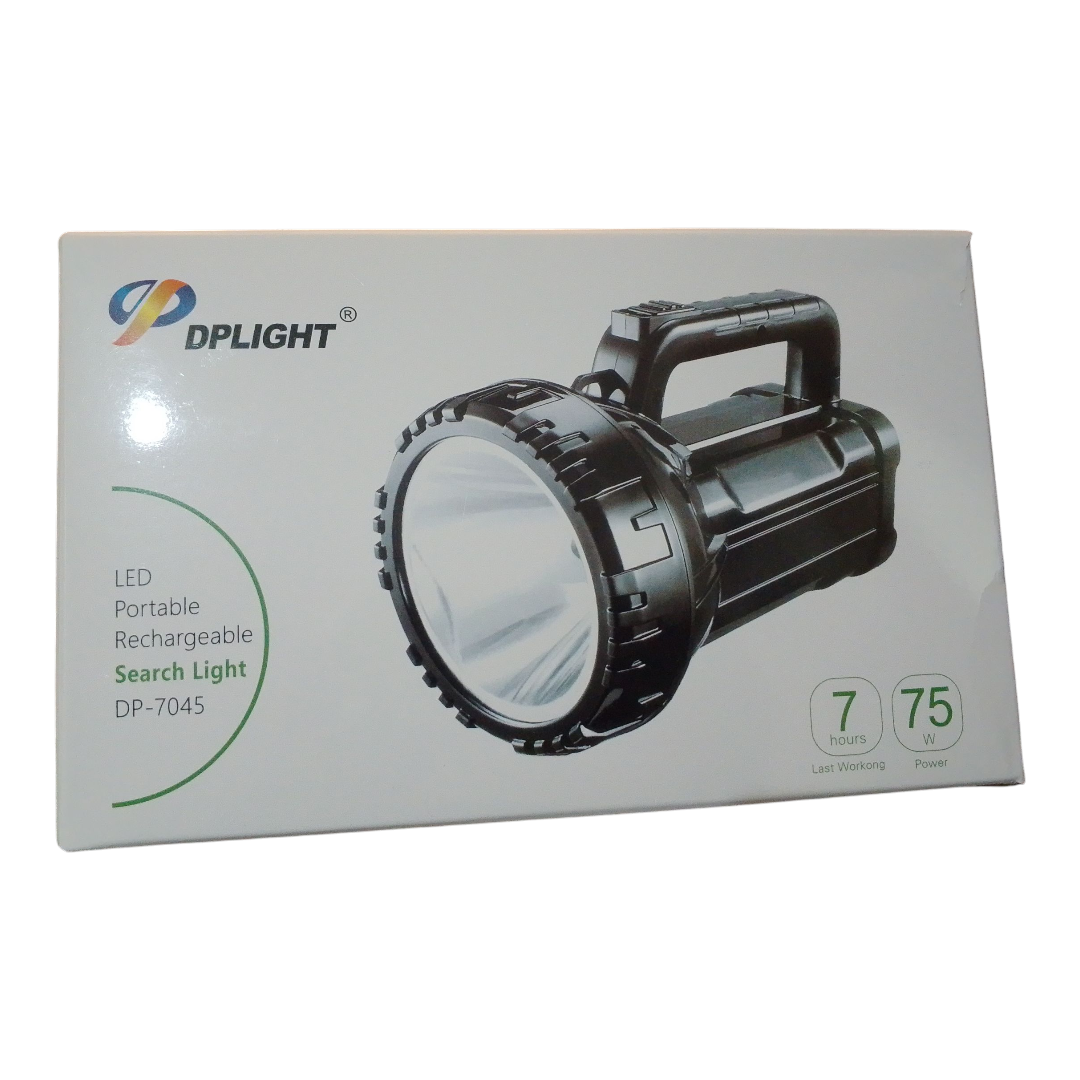 DP light DP-7045 Super Bright Long Range LED Portable Rechargeable Search Light Torch