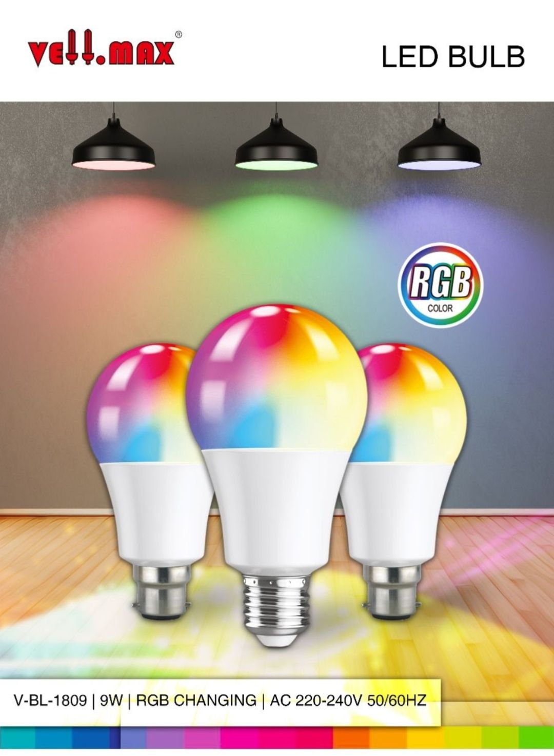 MEGA 2026 SALES !!!    RGB Changing. LED Energy Saving Bulb (5 colors in 1)