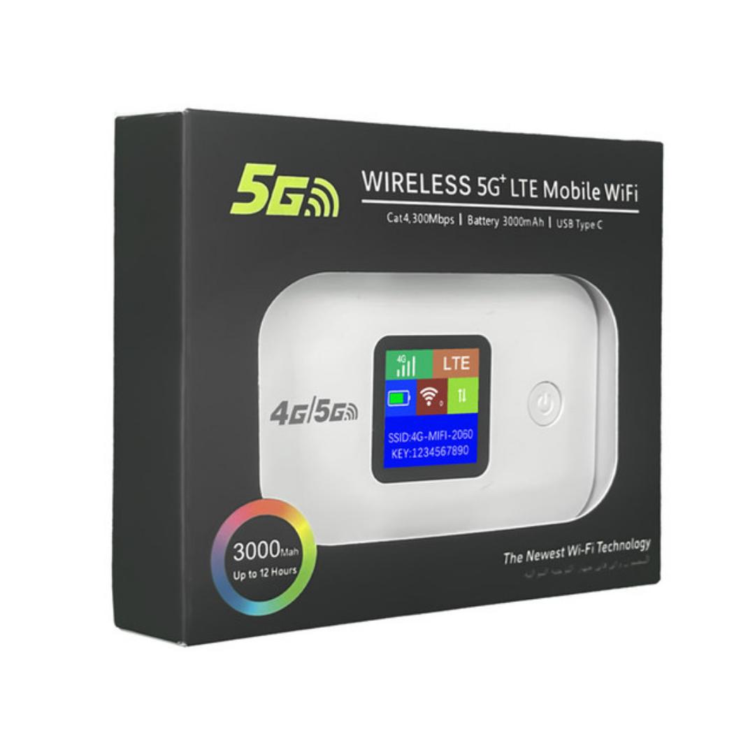 4G/5G Mobile WIFI Router 150Mbps 4G LTE Wireless Router 3000mA Portable Pocket MiFi Modem Mobile Wifi Hotspot with Sim Card Slot