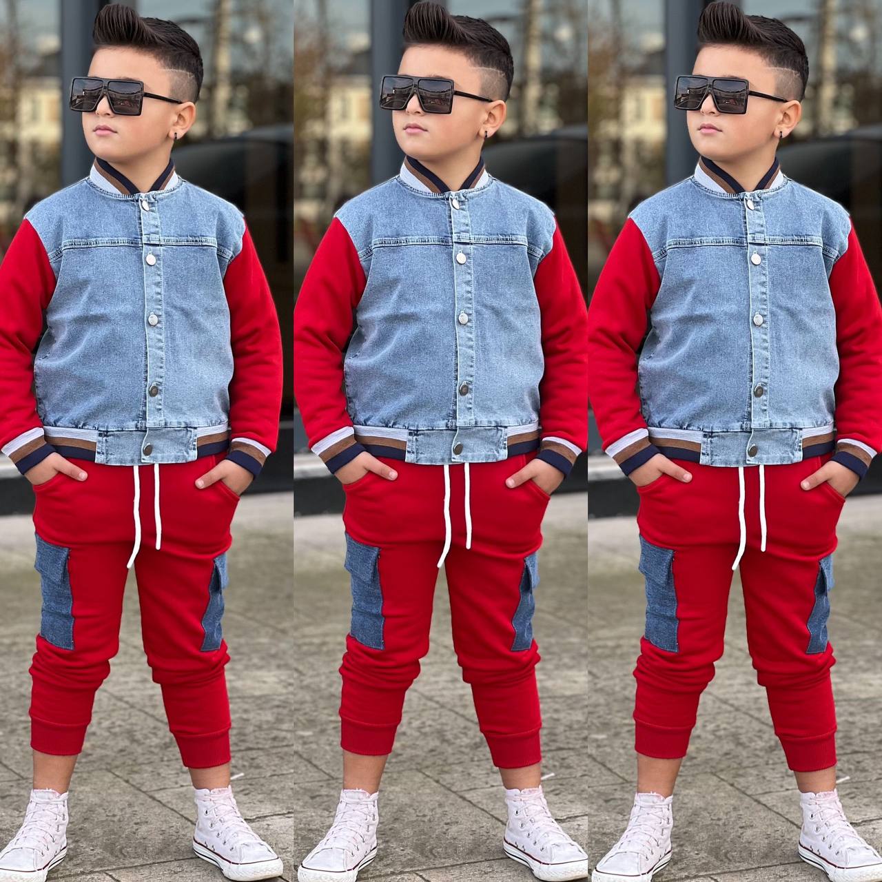 Boys sweatpants set 3 pcs 2-10 Years kids clothes baby clothes baby fashion