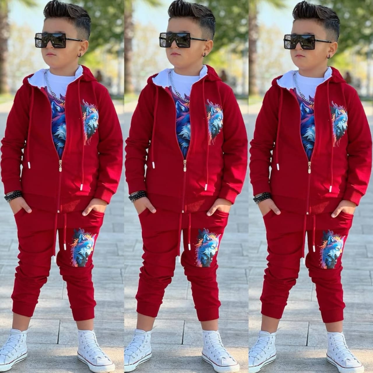 Boy's sweatpants set 3pcs. 3 years  boy's clothing