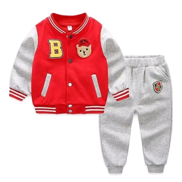 kids clothes college jacket  Baby boy clothes set  2 pcs  Kids clothes Sweatpants set baby clothes 1-3 years