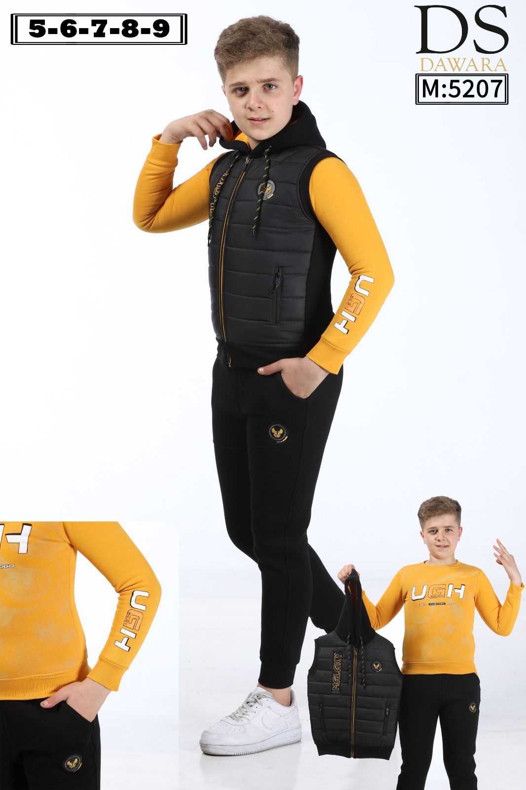 Trendy kids clothes Kenya 2025 boys sweatpants 3pcs set kids clothes  size  5-9 yrs  kids tracksuit baby clothes