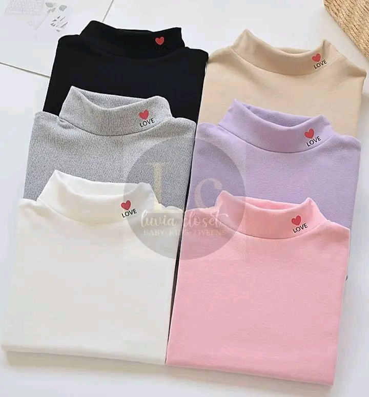 soft cotton baby clothes  pullneck for 1-3 Years turtle neck long sleeved  warm baby clothes