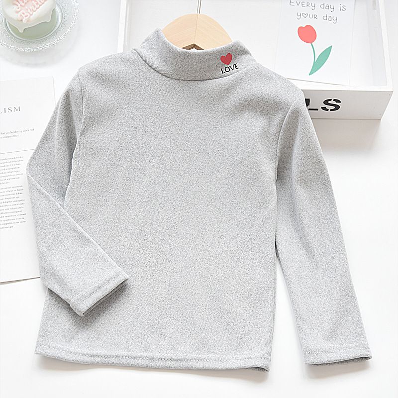 soft cotton baby clothes  pullneck for 1-3 Years turtle neck long sleeved  warm baby clothes