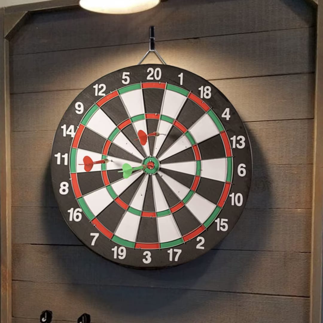Double Sided Darts board Game