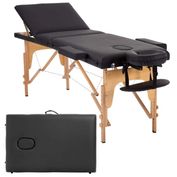 Fashion Portable Massage Bed 3 Fold Foldable Massage Table