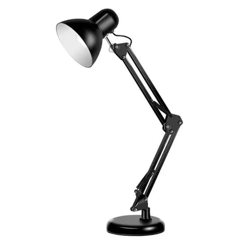Eye Clip Desk Lamp Creative Foldable Table Lamp Led Charging Study Reading Light Bedroom Bedside Student Metal Landing Light(Black)