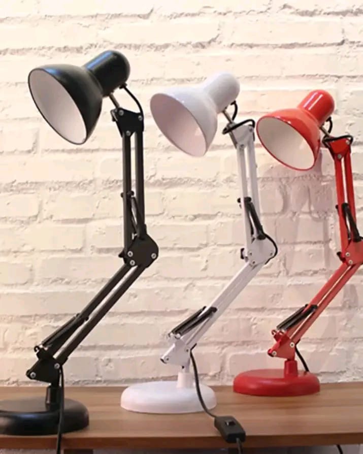 Eye Clip Desk Lamp Creative Foldable Table Lamp Led Charging Study Reading Light Bedroom Bedside Student Metal Landing Light(Black)