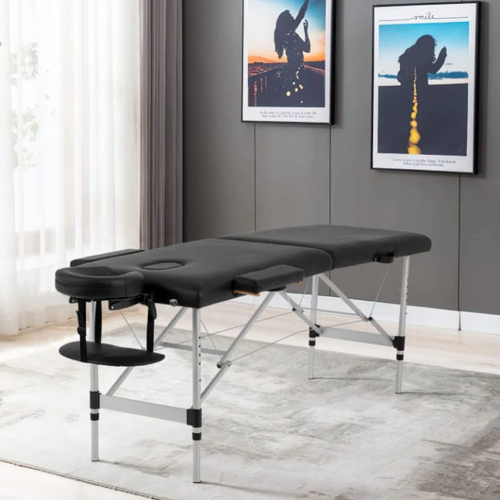 Fashion Portable Massage Bed Aluminum Tattoo bed Facial Bed