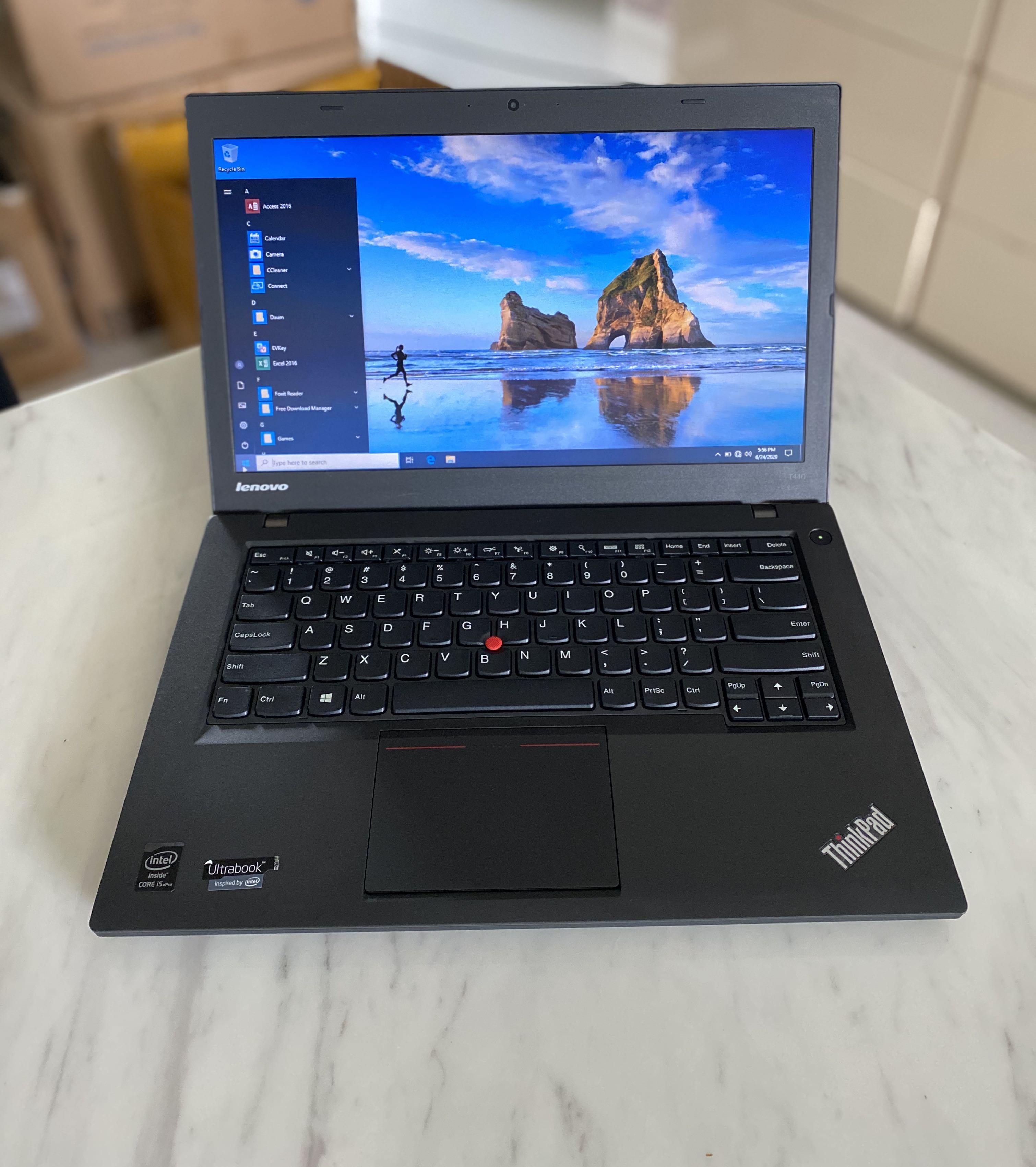 Lenovo ThinkPad T440 | 4th Gen Intel Core i5 | 8GB RAM | 256GBSSD | Durable & Reliable Business Laptop | Smooth Performance for Work & Everyday Use