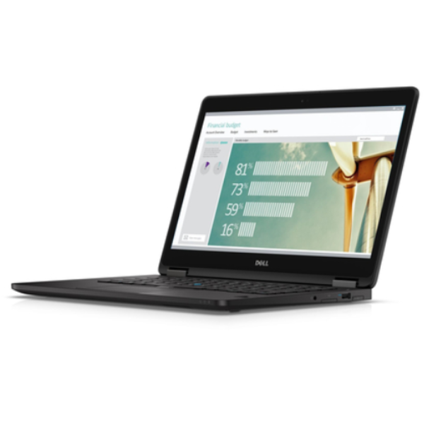 Dell Latitude E7270 is a business-focused ultrabook laptop featuring a 6th generation Intel Core i5-6300U processor, 8GB of DDR4 RAM, and a 256GB SSD. It has a 12.5-inch display with a 1366x768