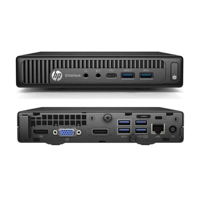REFUBLISHED HP ELITEDESK 800 G2  DESKTOP COI7 6TH GENERATION 8 GB RAM 256 GB SSD. Solid choice for business or home office use, offering reliable performance in a compact form factor.