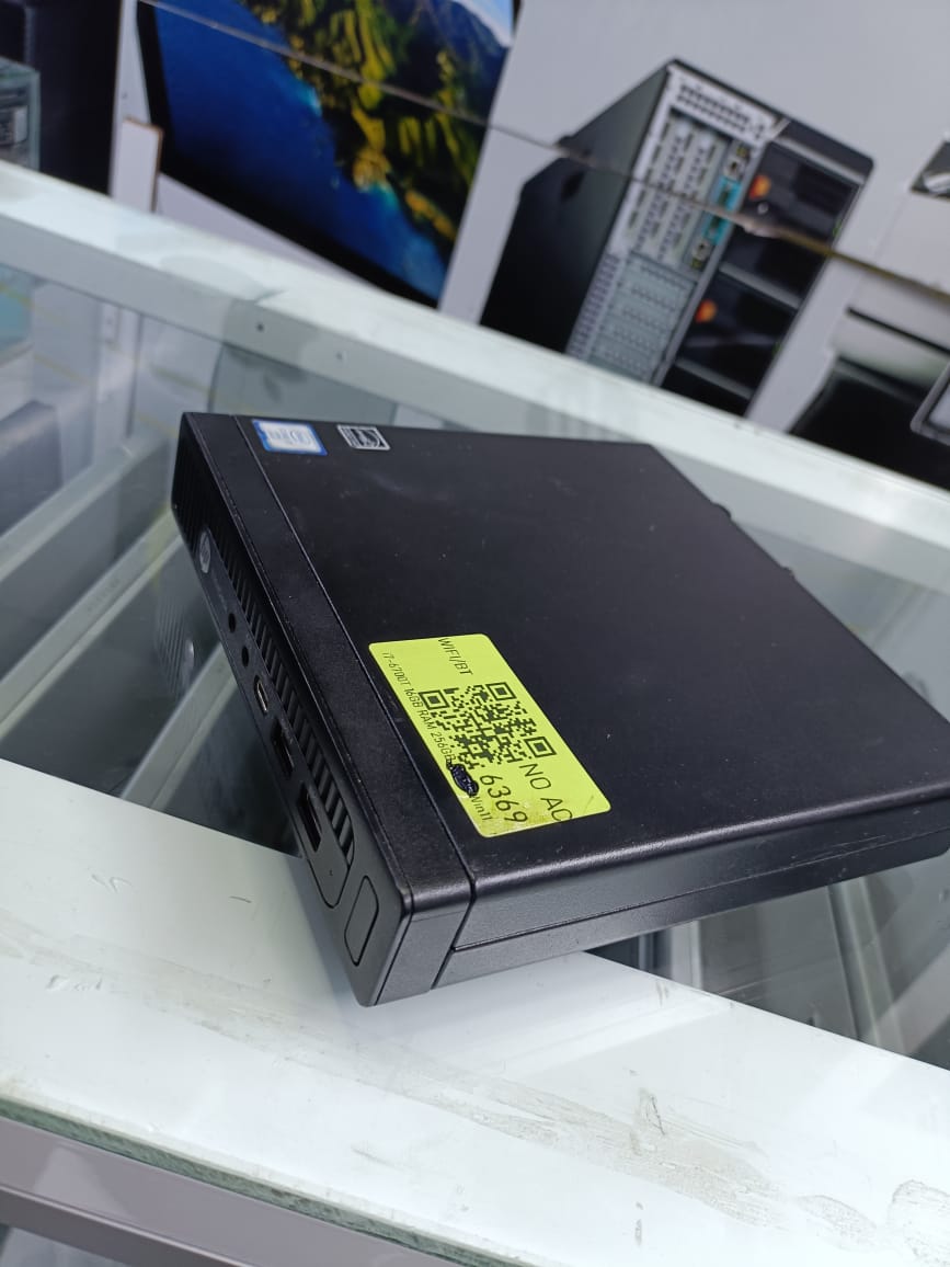 REFUBLISHED HP ELITEDESK 800 G2  DESKTOP COI7 6TH GENERATION 8 GB RAM 256 GB SSD. Solid choice for business or home office use, offering reliable performance in a compact form factor.