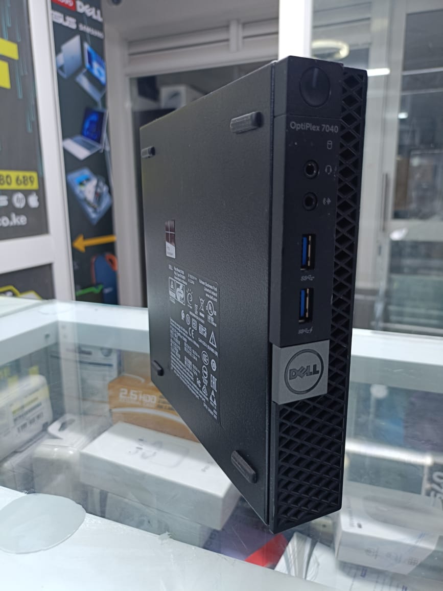 REFUBLISHED DELL 7040 COI5 MINI DESKTOP COI5 6TH GENERATION 8GBRAM 256GBSSD
 Features a compact design, ideal for users with limited desk space.