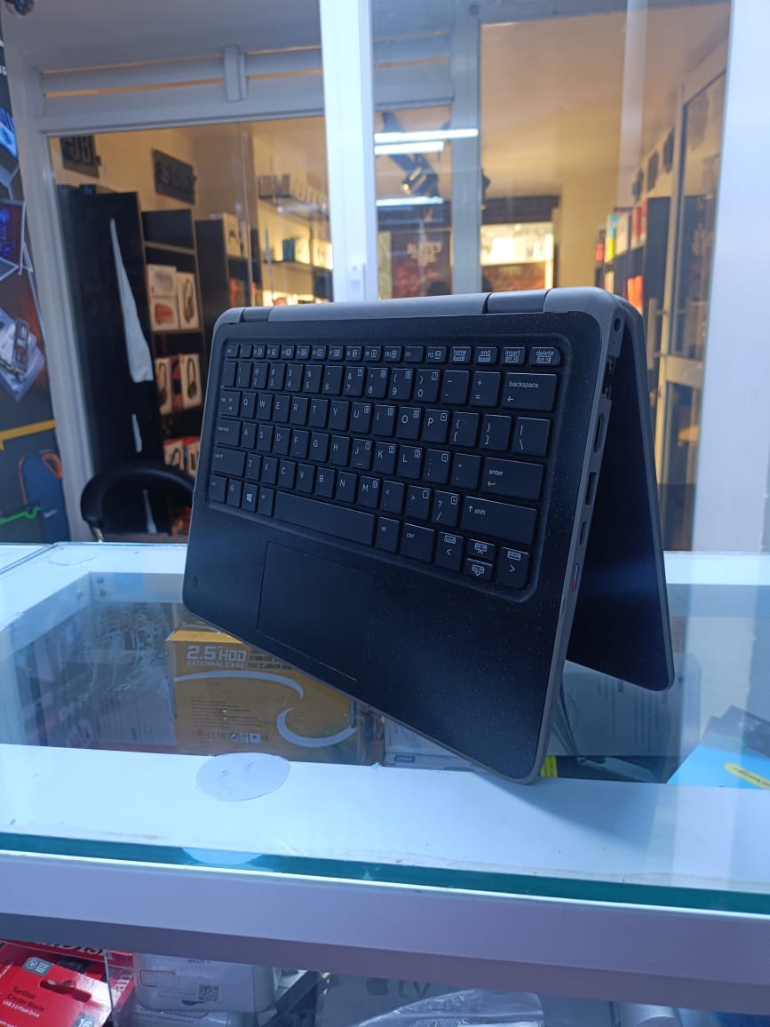REFURBLISHED (BAG AND MOUSE) HP PROBOOK 11 G4 COI5 8TH GENERATION 8GBRAM 256GBSSSD X360 TOUCHSCREEN
Its 360-degree hinge enables use in multiple modes, including laptop, tablet, tent, and stand