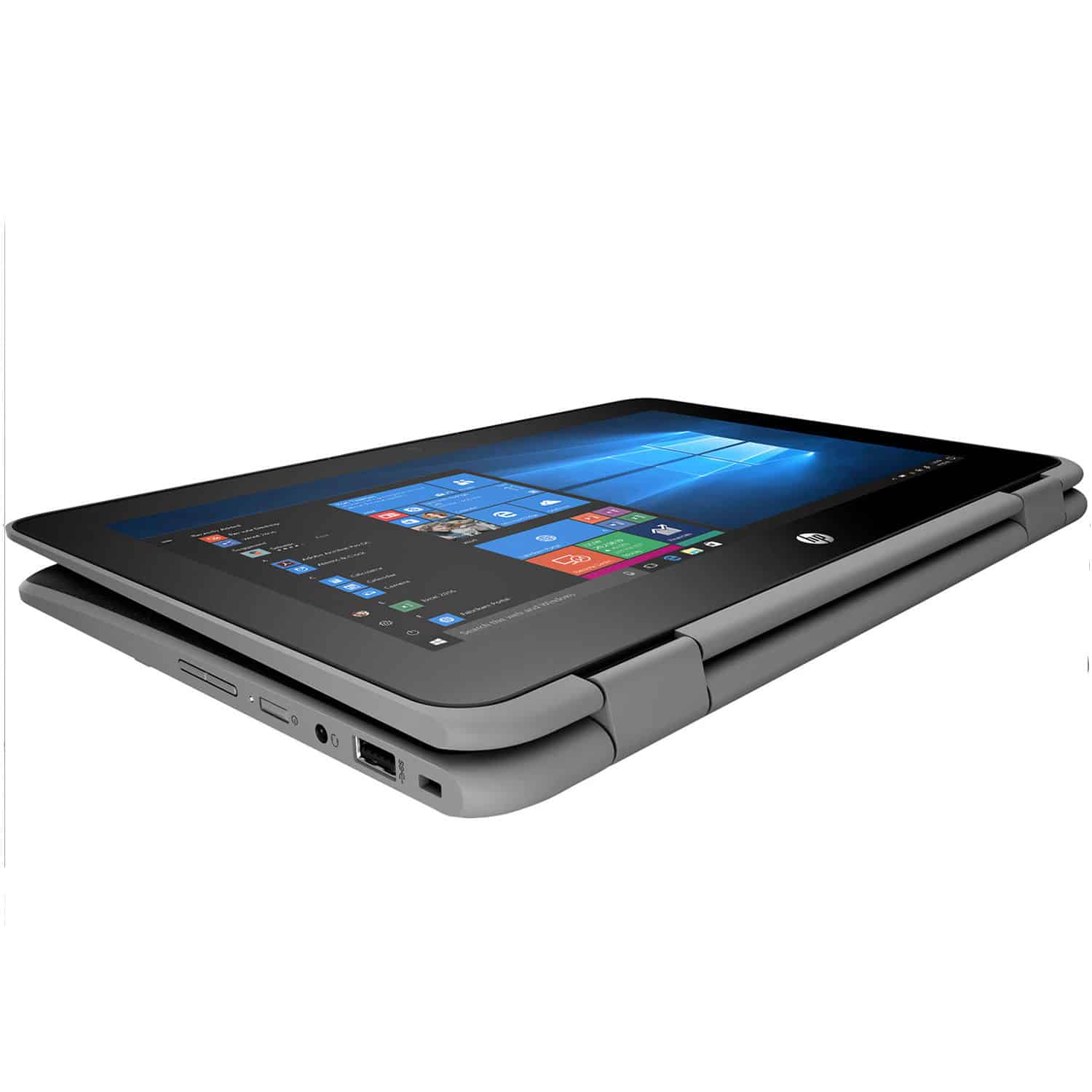REFURBLISHED (BAG AND MOUSE) HP PROBOOK 11 G4 COI5 8TH GENERATION 8GBRAM 256GBSSSD X360 TOUCHSCREEN
Its 360-degree hinge enables use in multiple modes, including laptop, tablet, tent, and stand
