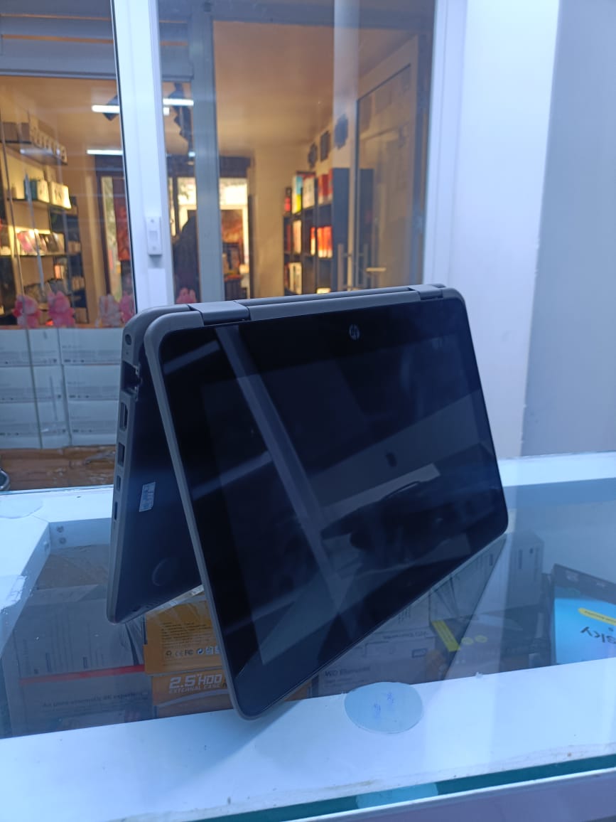 REFURBLISHED (BAG AND MOUSE) HP PROBOOK 11 G4 COI5 8TH GENERATION 8GBRAM 256GBSSSD X360 TOUCHSCREEN
Its 360-degree hinge enables use in multiple modes, including laptop, tablet, tent, and stand