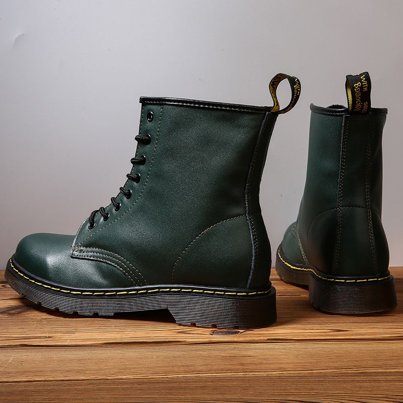 Martin boots men's high top British style retro couple snow boots Korean version trendy short boots workwear shoes men's shoes